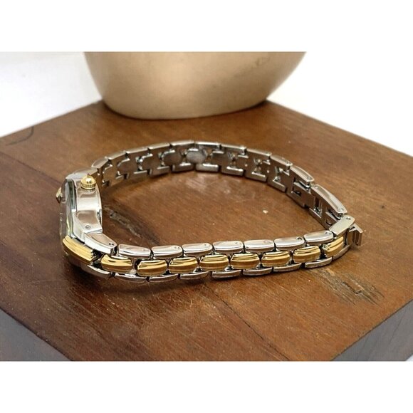 Armitron Women's Watch 75/3313TTG Silver Dial Quartz Two Tone Steel Petite 17mm - Picture 8 of 13